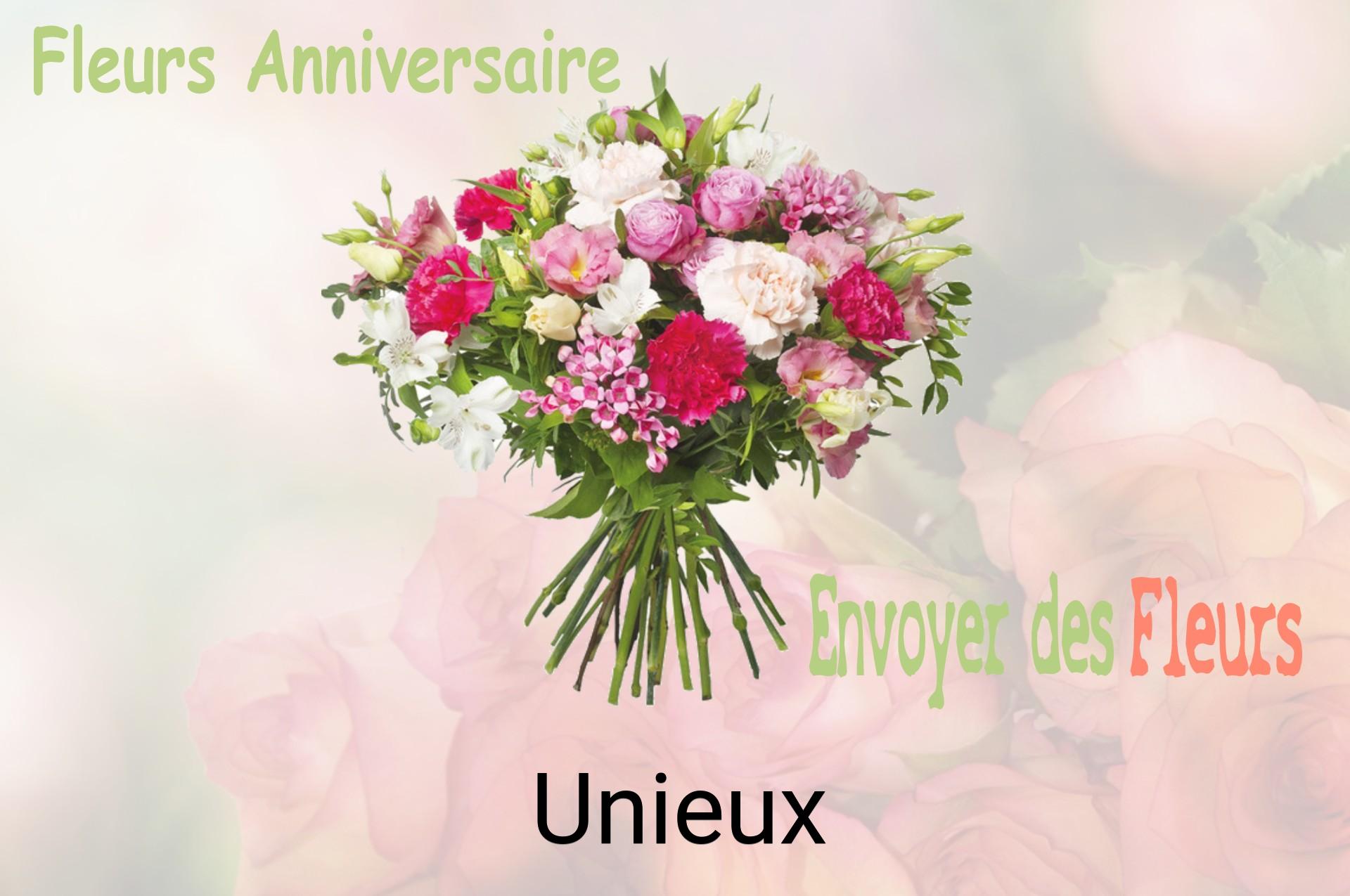 Bouquet de fleurs d’anniversaire livré à Unieux